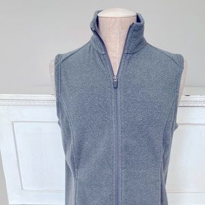 Land’s End gray zip vest